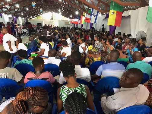 Une église à Abidjan