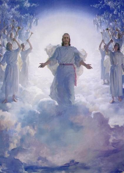 Jésus dans le ciel