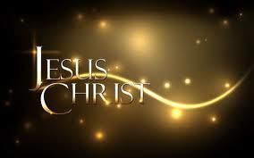 Le nom de Jésus Christ écrit en lettres dorées