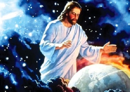 Jésus dans le ciel