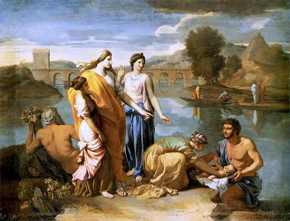 Moïse sauvé des eaux par la fille de pharaon