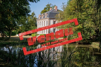 le Chateau-Sanctuary avec le témoin «  VENDU LE 27 JUIN 2019 »