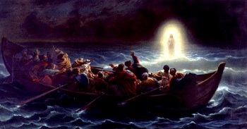  Jésus marche sur l’eau et ses disciples le prennent pour un fantôme