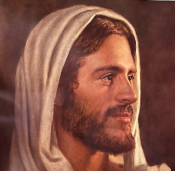 une peinture représentant Jésus-Christ notre Sauveur