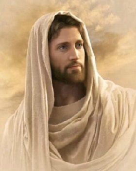 une peinture représentant Jésus
