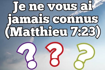 une Parole que Dieu dira à certains croyants