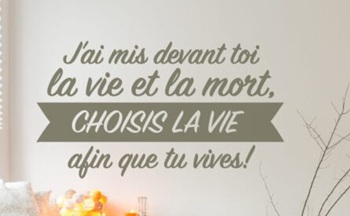 le texte de Deuteronome 30-19