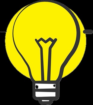 une ampoule allumée, symbole d’une idée