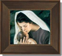 portrait représentant l'enfant Jésus et Marie
