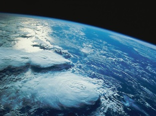 terre vue du satellite